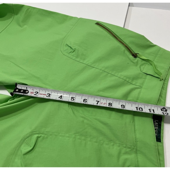 Lauren Ralph Lauren Parrotc FB Lime Green Capri Pants 8 - Picture 7 of 12